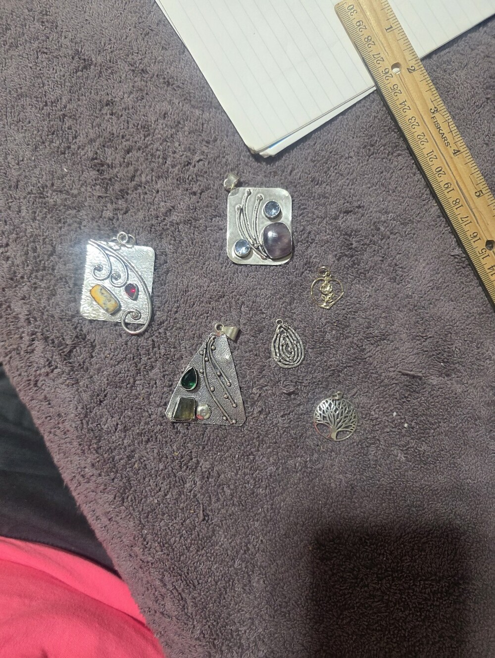 6 Different Silver Pendants Skmenwuth Gems - Picture 5 of 8